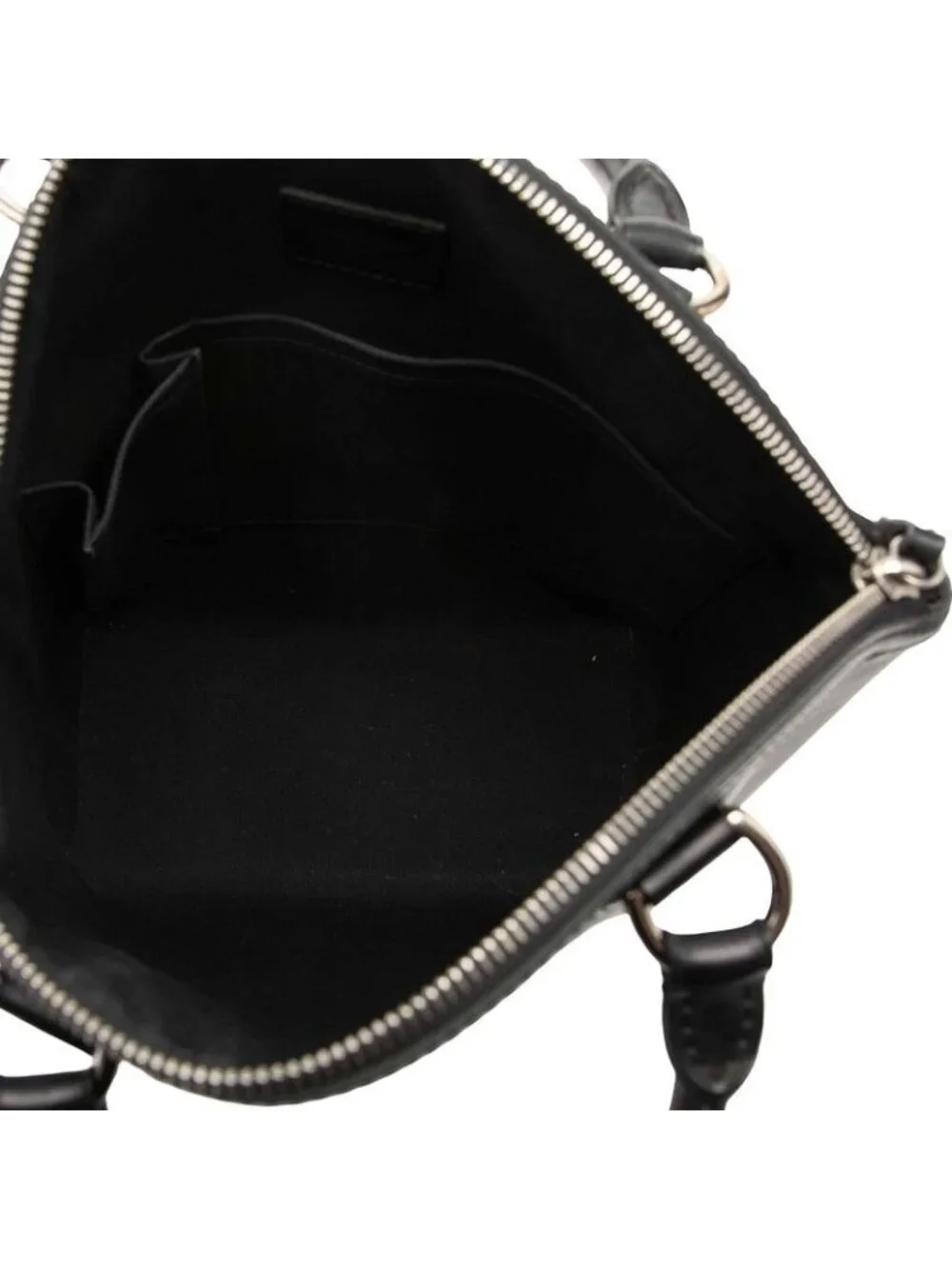 Louis Vuitton Velvet Handbag Noir Black Leather